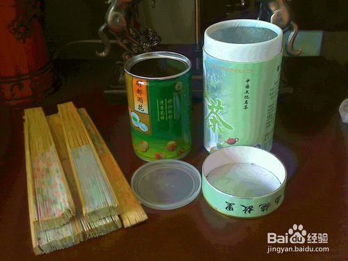 #环保达人#怎样将废弃的茶叶盒来装饰工艺折扇